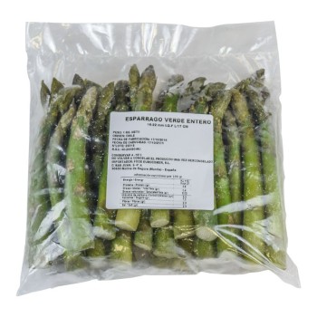 Espárrago verde entero bolsa 1 kg