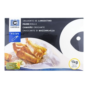 Crujiente de langostino Compesca 50 ud caja 1 kg