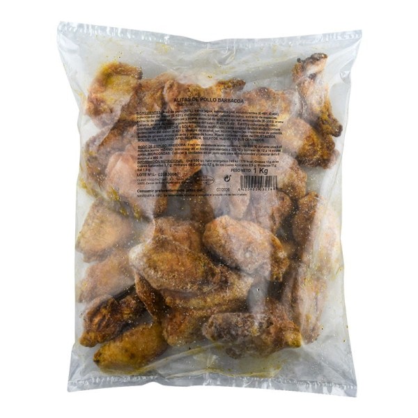 Alitas de pollo barbacoa Clavo Food Factory bolsa 1 kg