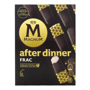 Helado sabor nata con chocolate Magnum After Dinner Frac caja 8 ud