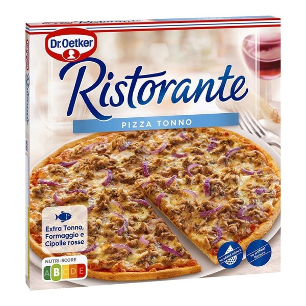 Pizza con atún, cebolla y queso Tonno Ristorante Dr. Oetker 355 g