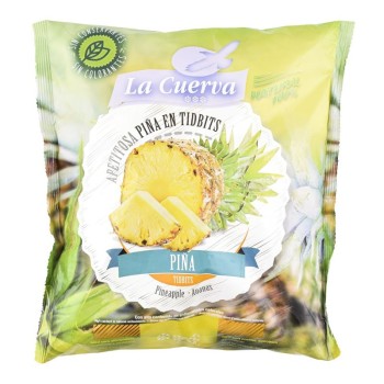 Piña en trozos La Cuerva bolsa 1 kg