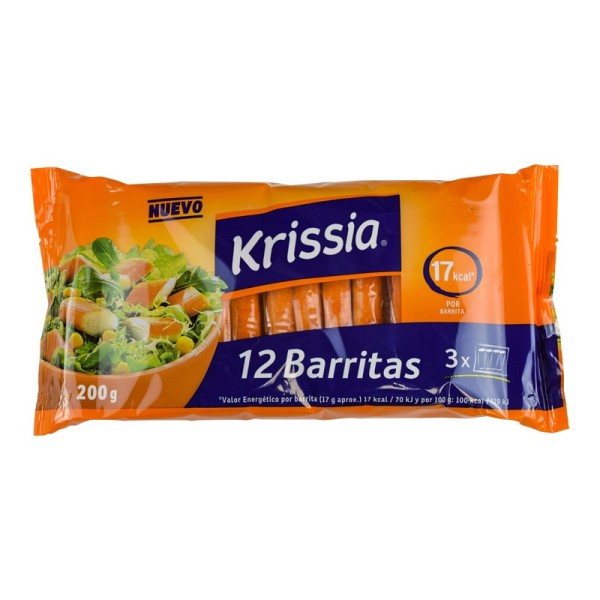 Barritas surimi Krissia paquete 12 ud 200 g
