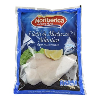 Filetes de merluza Noribérica bolsa 800 g