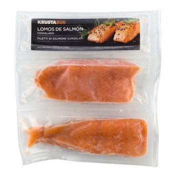 Lomos de salmón Krustasur bolsa 2x125 g
